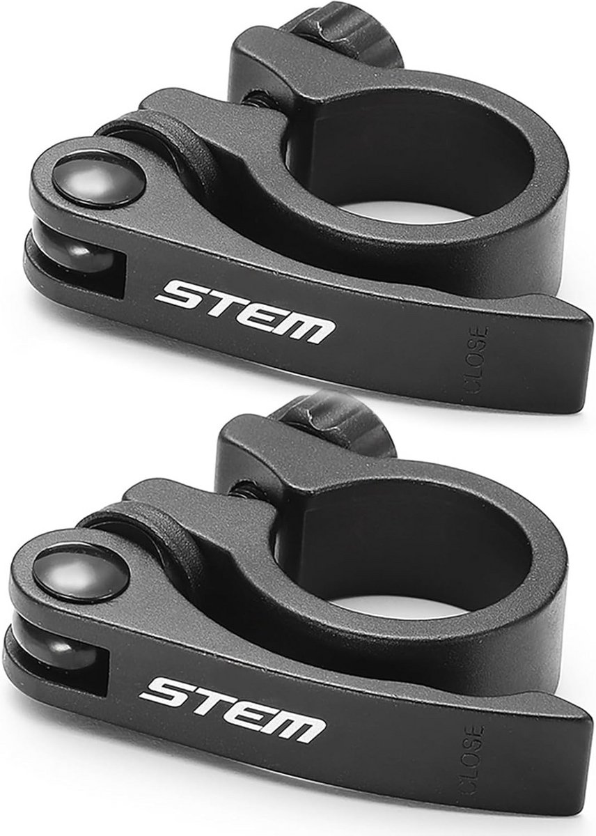 Snelspanners voor Fiets Zadelklemmen - 2 Stuks, 31,8 mm Aluminium Legering
