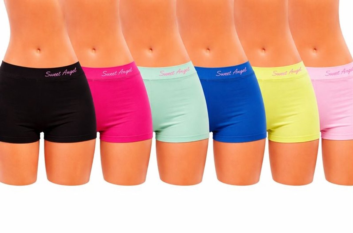 Sweet Angel Meisjes Boxershorts Multipack 12 Stuks Maat 116/128