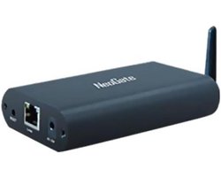 VoIP Gateway Controller - GSM Gateway - Betrouwbare Communicatie - 10/100 Mbit/s - 7x11x2.4 cm - Zwart
