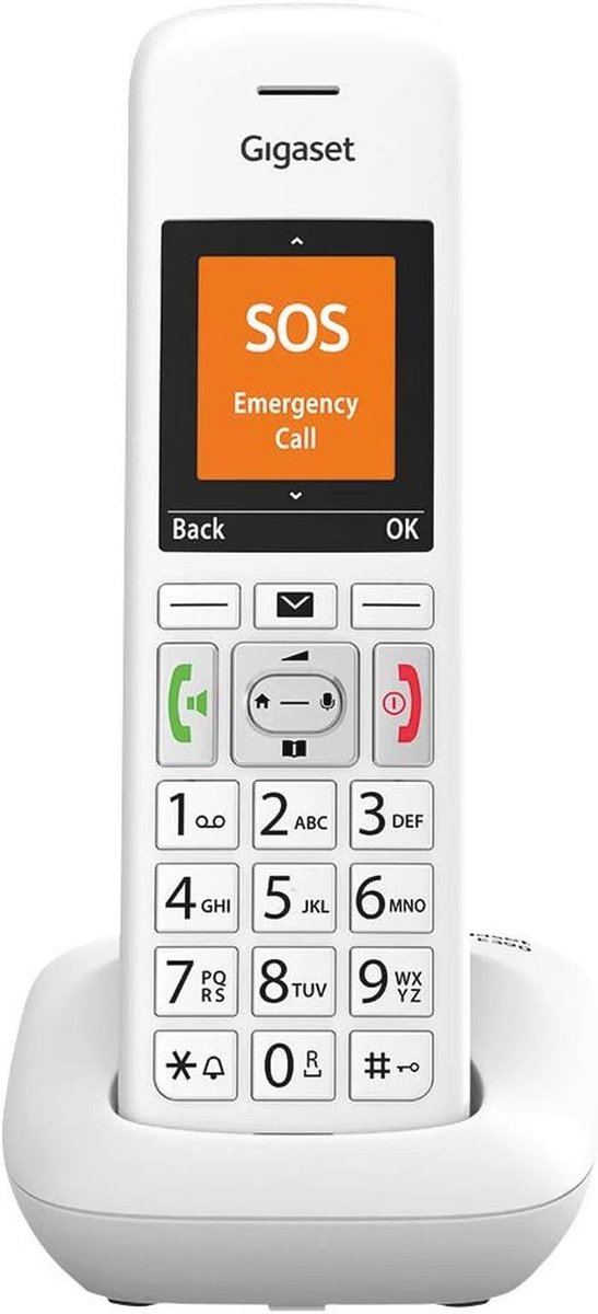 Draadloze Telefoon met Grote Cijfers en Luide Beltoon