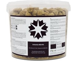 Drijvend voedsel voor siervissen - Gedroogde Artemia Cubes (450g)