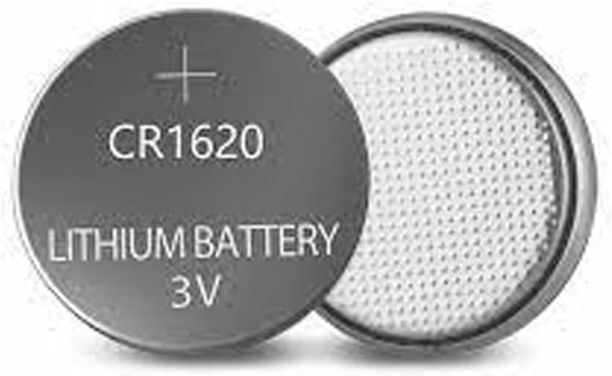 Knoopcel 3V CR1620 - 2 stuks voor horloges en afstandsbedieningen