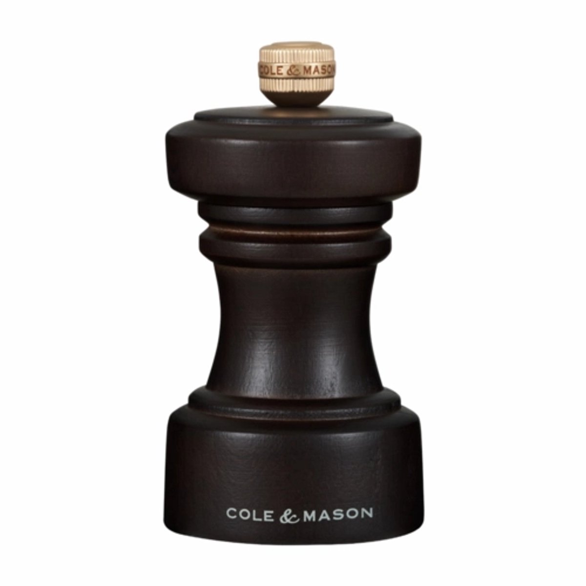 Cole & Mason Hoxton Zoutmolen – Keramisch Maalwerk – Verstelbare Maalgraad – Beukenhout – 10,4 cm