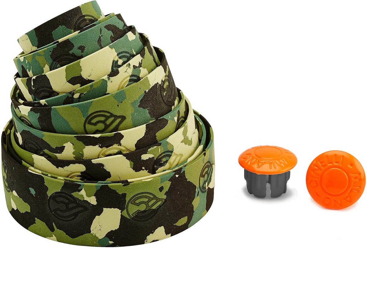 Camouflage Fietsstuur Band Groen - Comfortabel en Stijlvol