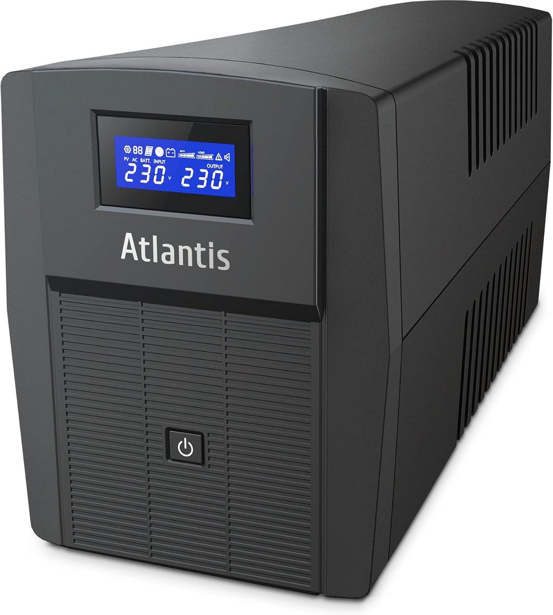 Ononderbroken sinusgolf UPS 1500 VA met LCD-display en USB-aansluiting