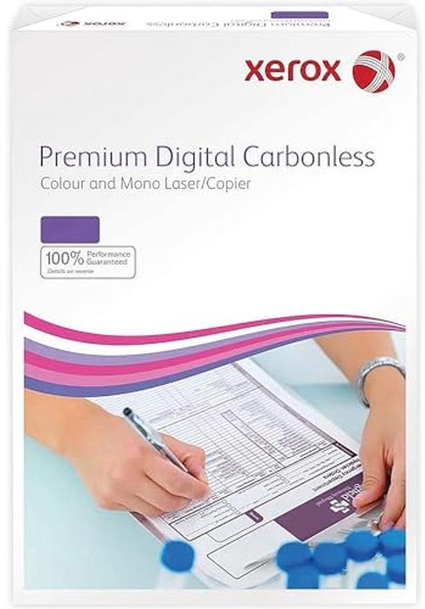 Digitale en laserprinter koolstofvrij papier, 2-delige AUTOCOUPLING, wit/geel, 500 vellen