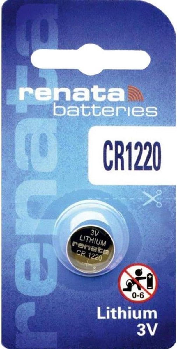 Lithium Knopbatterij CR1220 - 40 mAh