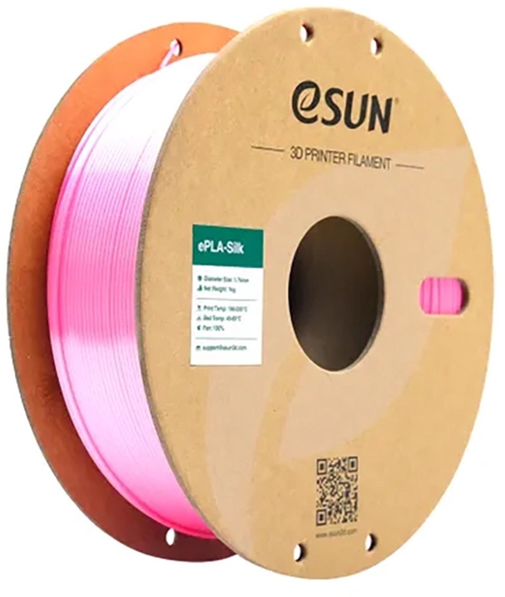 eSun ePLA-Silk Roze zijdeglans / Pink 1 kg - 1.75mm - 3D printer filament