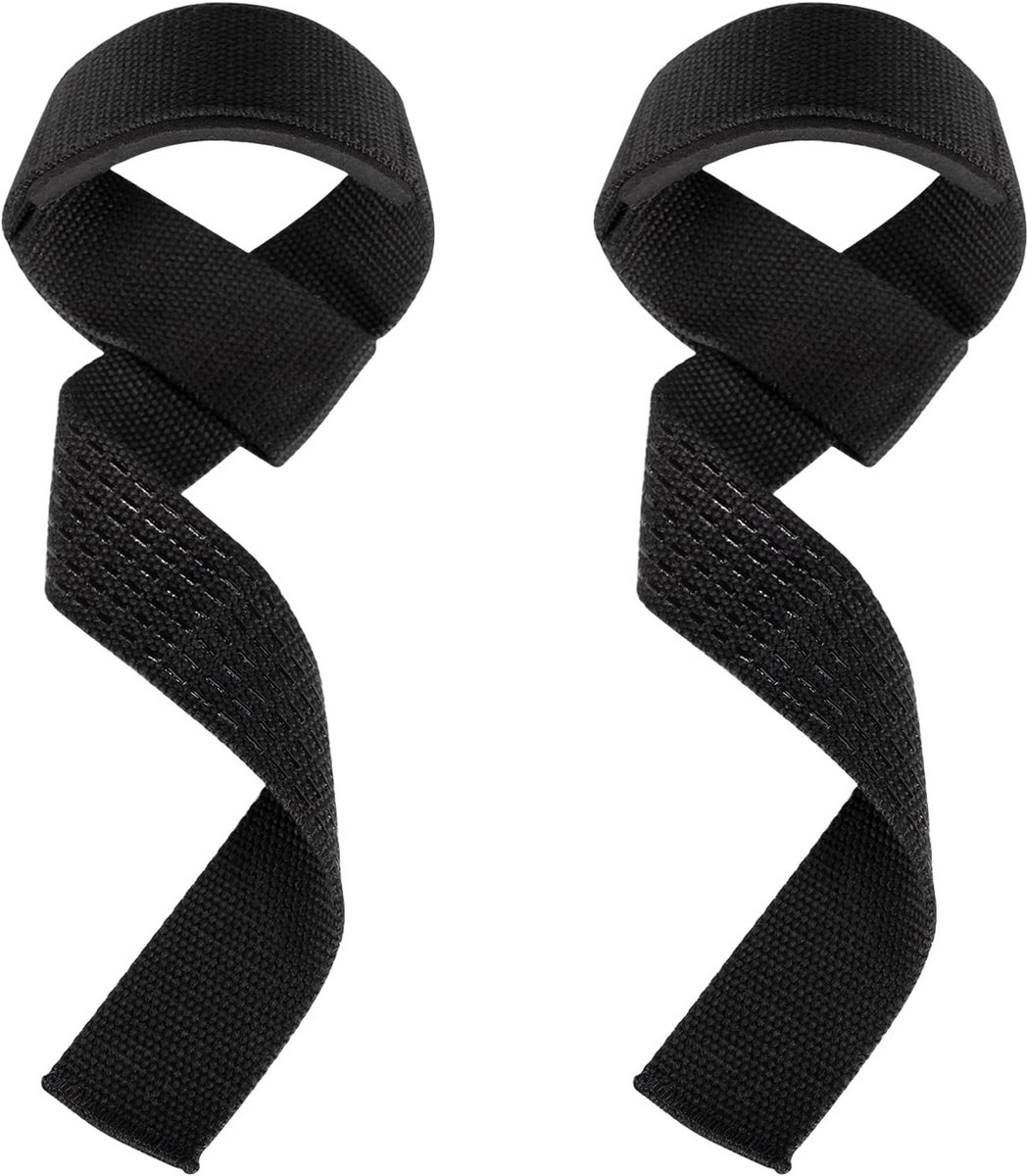 Hulpmiddelen voor krachttraining - Deadlifts trek- en tilondersteuning - Gevoerd voor vrouwen en mannen fitness straps