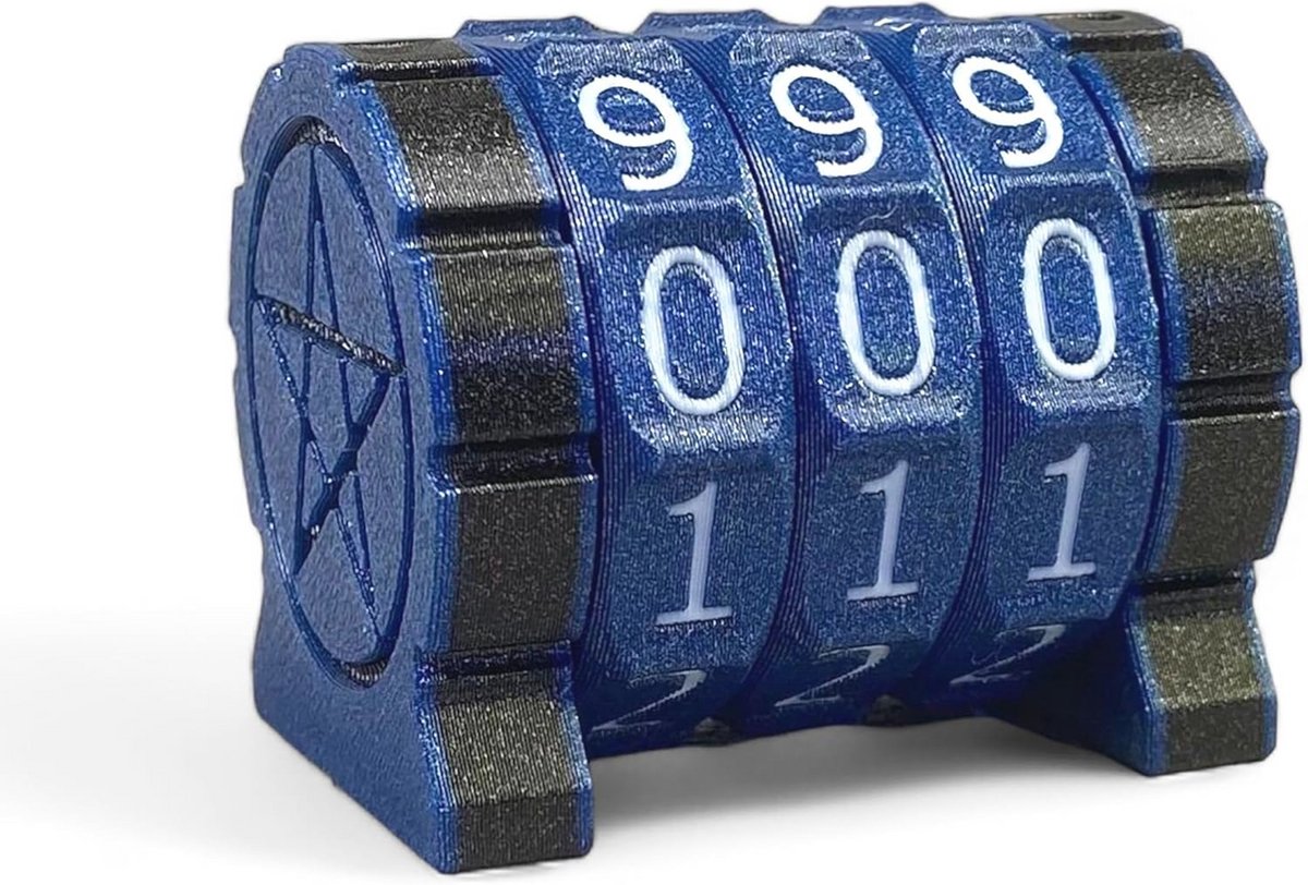 Levensteller voor bordspellen en kaartspellen - Blauw met witte cijfers, compatibel met MTG