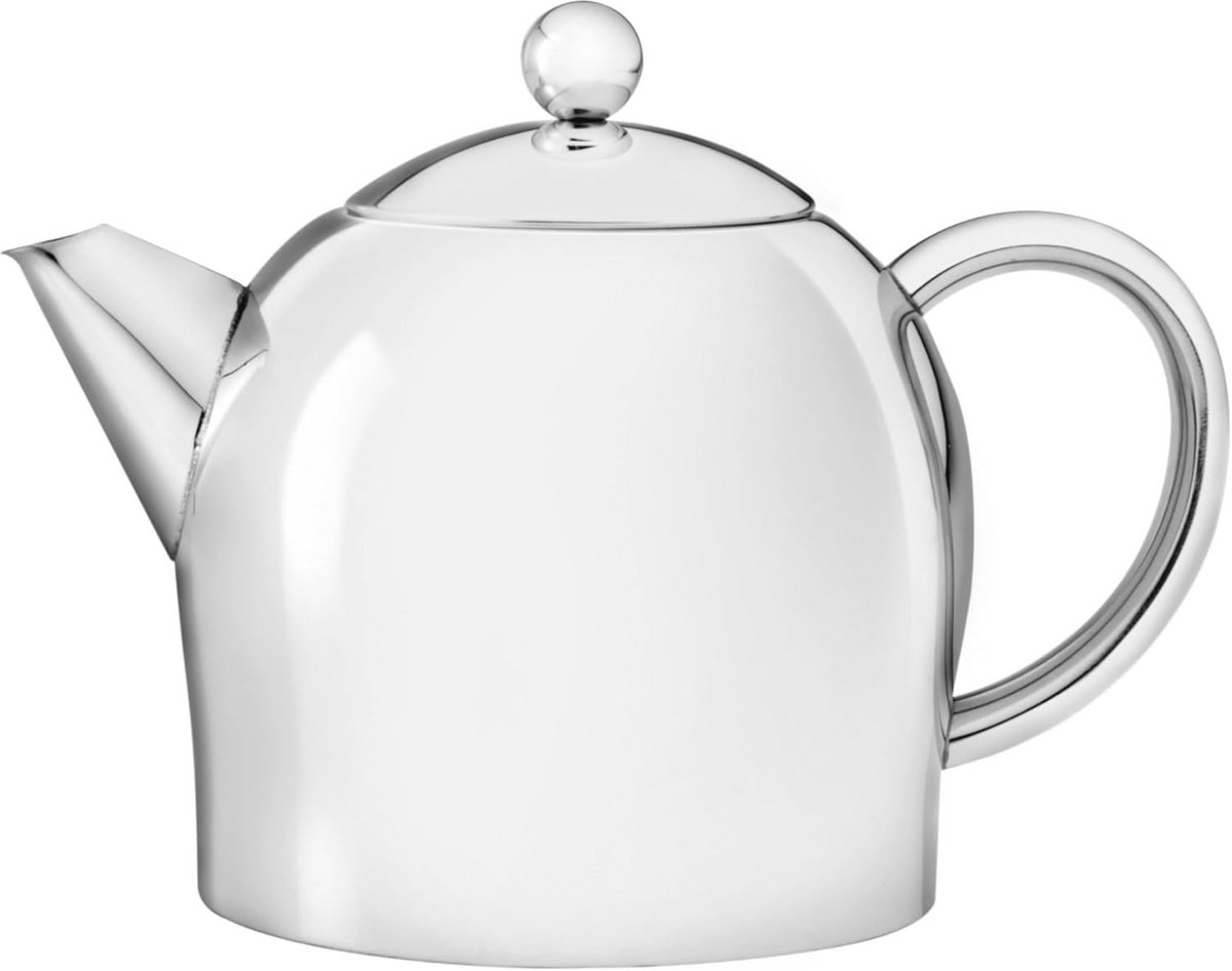 Dubbelwandige theepot Minuet Santhee - 0.5 liter - RVS - Glanzend