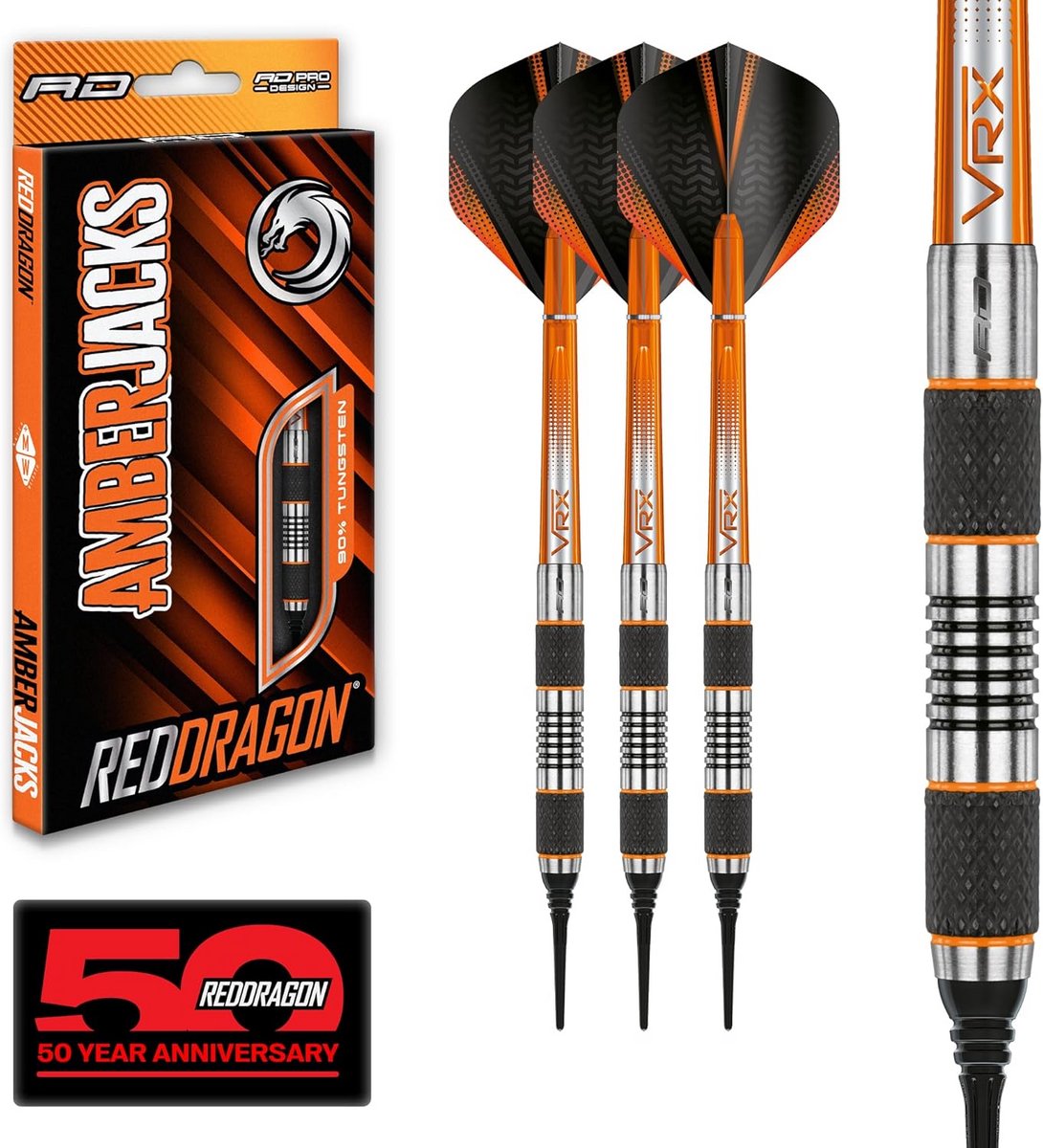 Professionele 18g Tungsten Softip Dartpijlen Set met Takeholders