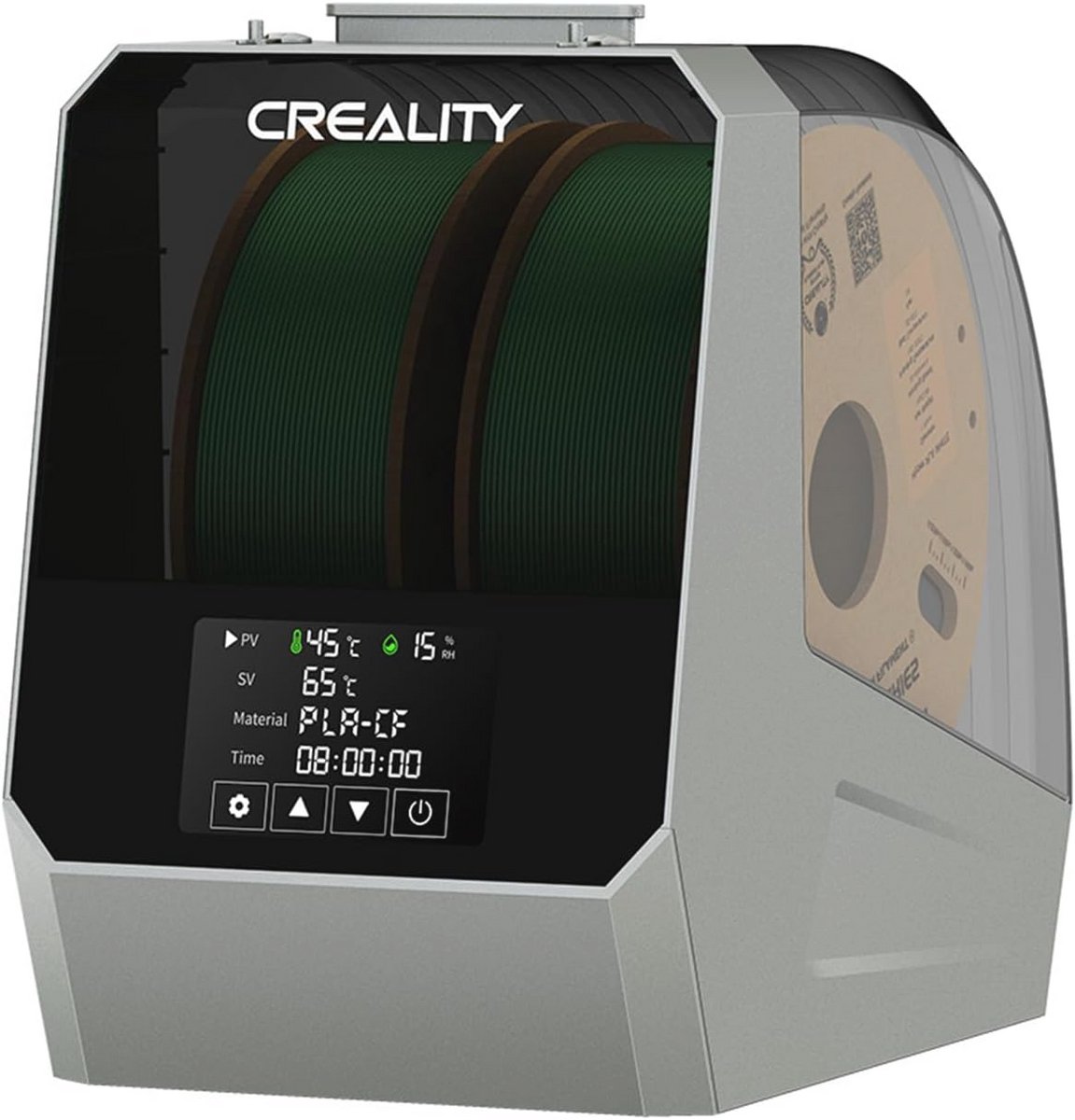 Filament Droger voor 2 Rollen met 48-Uur Timer en 360° Warmtecirculatie