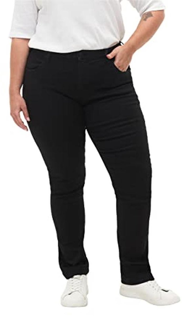 Dames Plus Size Slim Fit Jeans Met Normale Taille
