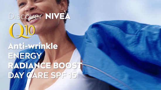 NIVEA Q10 Energy Anti-Rimpel Dagcrème voor Vrouwen - Moisturizer - Normale en vermoeide huid - SPF 15 - Met vitamine C en Q10 - 50 ml