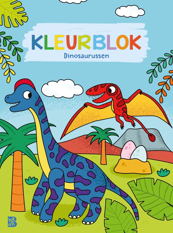 Kleurblokken 1 - Kleurblokken 2026: Dinosaurussen - cover
