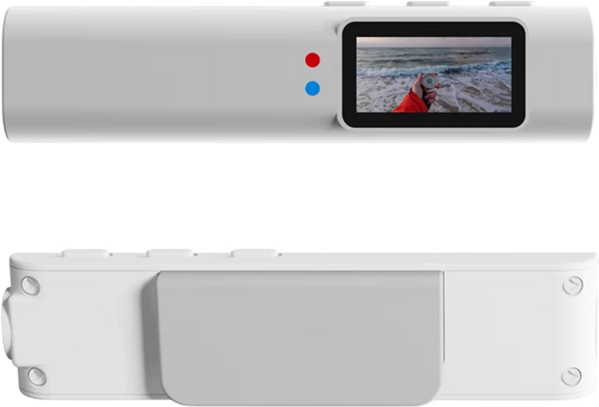 2.7K Camera Bril met WiFi – Slimme Bril met Camera – FPV Microcamera – Video Opname Bril met Geluid – Draagbare Mini Camera met App-besturing - Wit