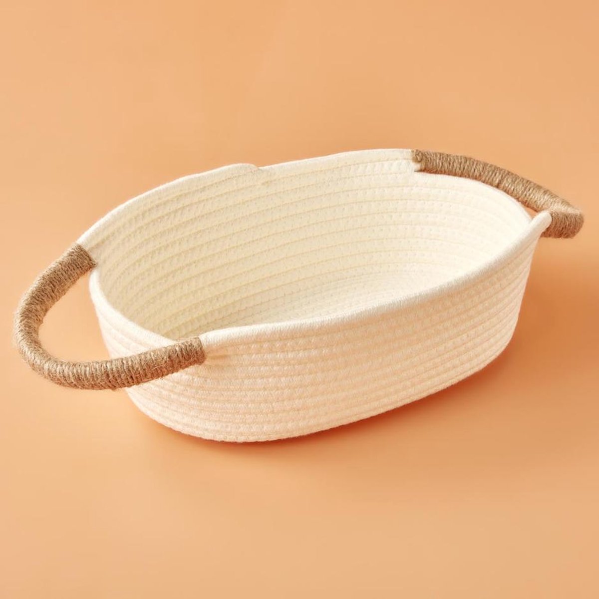 Montana Jut Ivoor Mand Wit (33x23x9 cm)