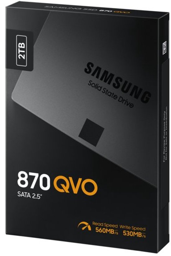 Samsung 870 QVO Interne SSD - 2.5 inch - 2TB - 870 QVO | bol