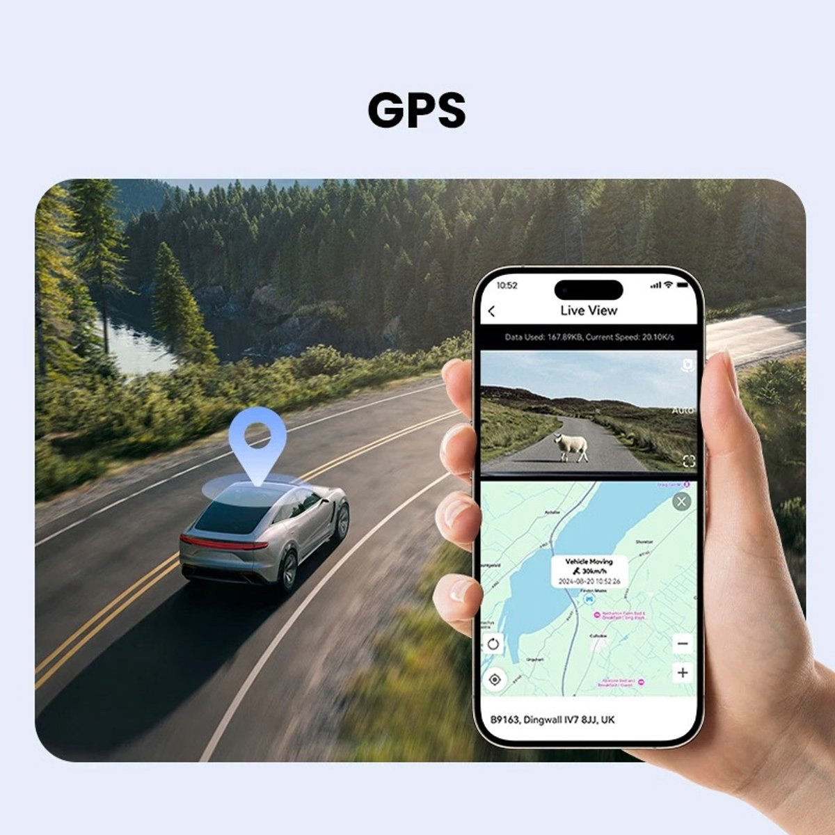Rolu Dashcam – Dashcam Voor Auto – Parkeermodus - 4K HDR – Nachtzicht – 64GB Opslag – 3840 x 2160 Resolutie – foto 4