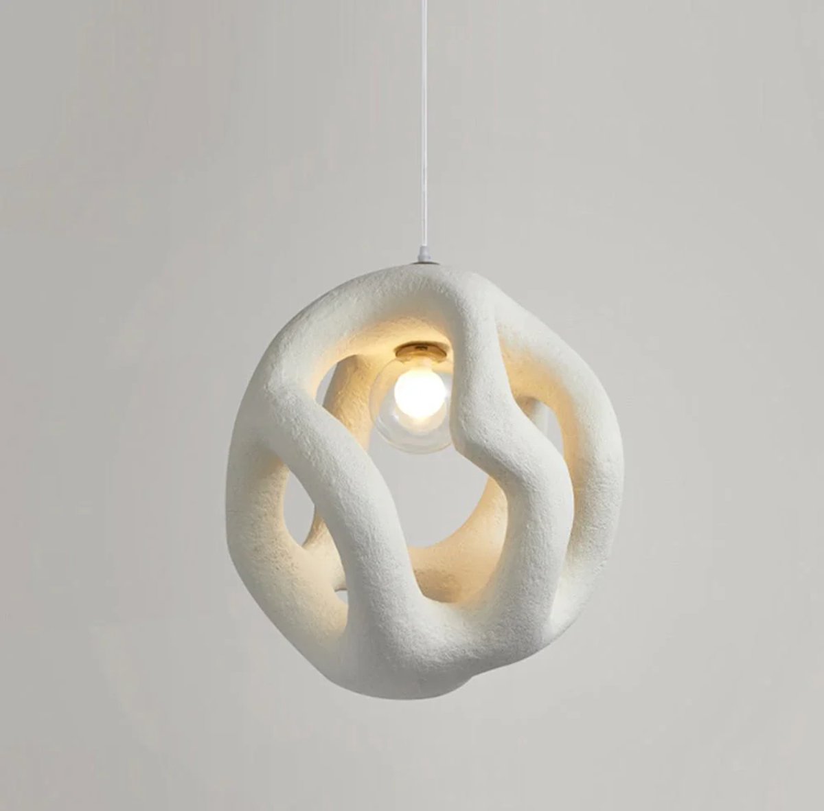 Lichtendirect - Wabi Sabi - Hanglamp Japandi - XL Ø45–50 cm - Hanglampen - Eettafel - Slaapkamer - woonkamer lamp