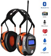 Boxer® oorkappen met Bluetooth 4.2 – DAB+ & FM Radio – Microfoon – 22 dB – IPX3 – Lichtgewicht – 15u Accu