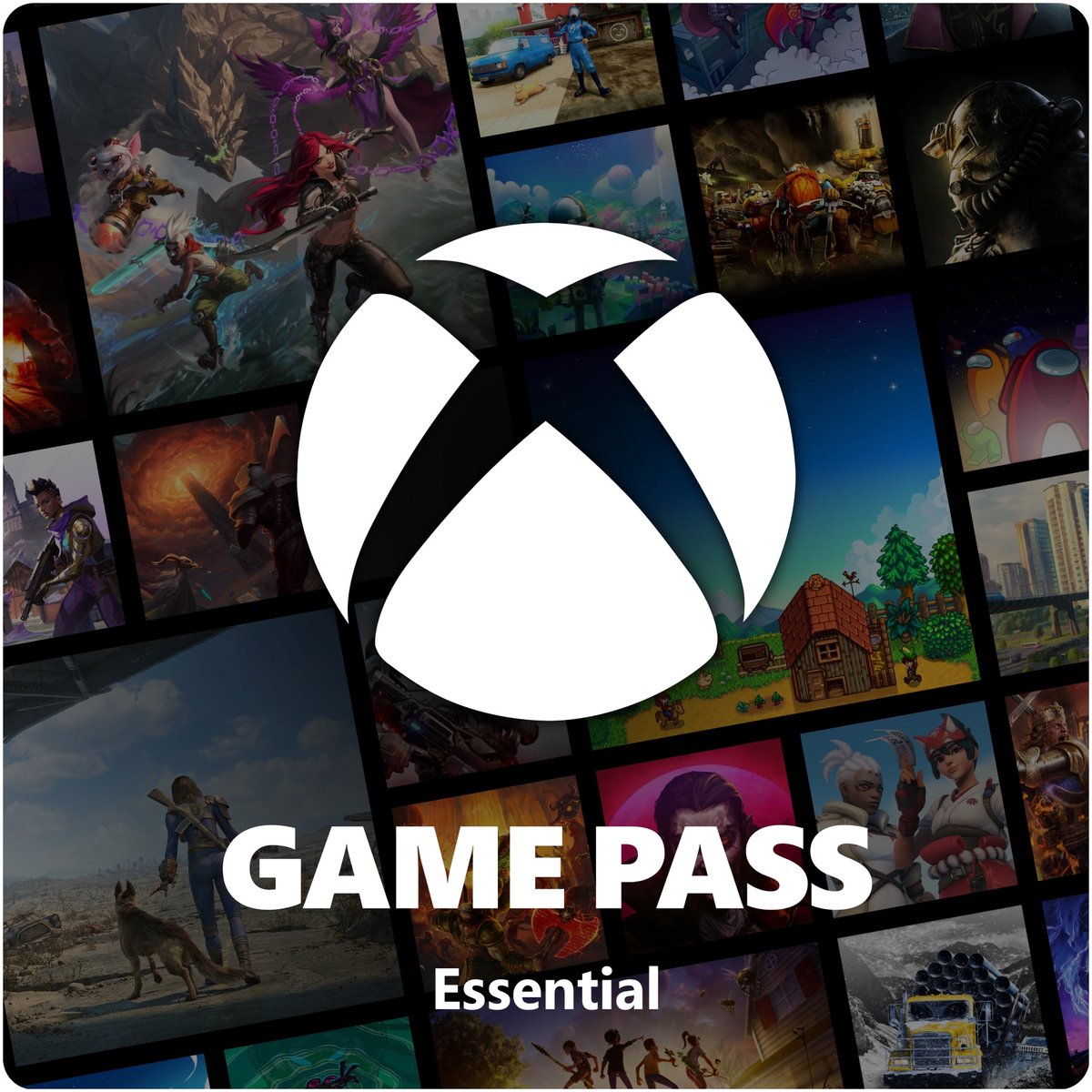Xbox Game Pass Essential 1 maand – 50+ games, cloud & multiplayer