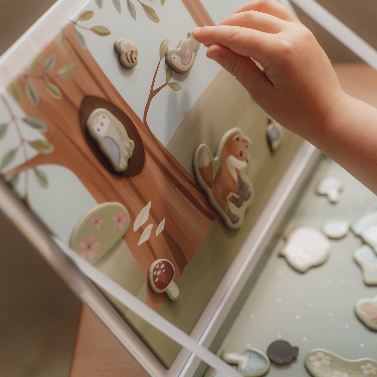 Little Dutch Magnetisch speelbord - Forest Friends FSC — afbeelding 6