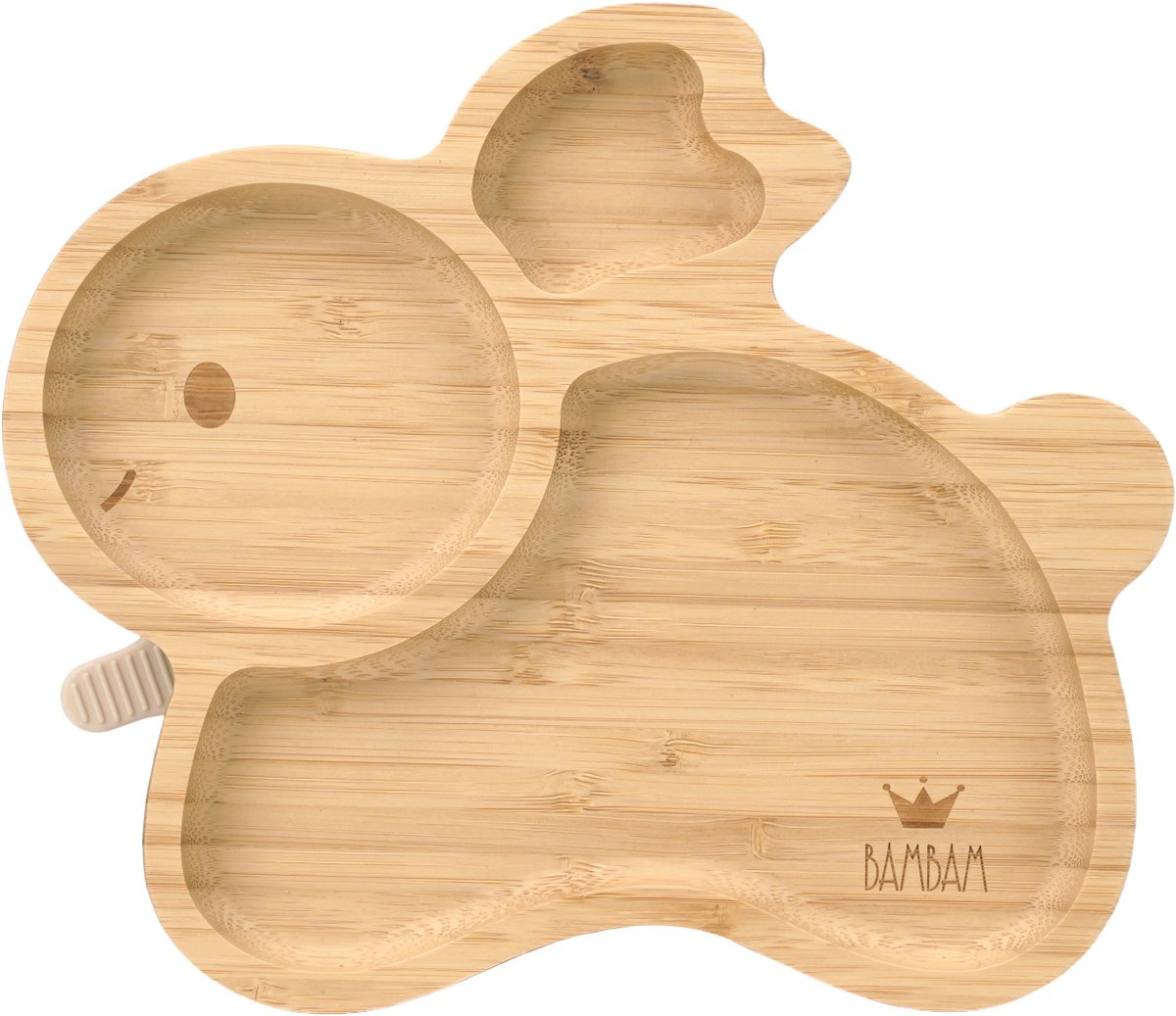 BAMBAM Kinderbord - Plate Bamboo Rabbit