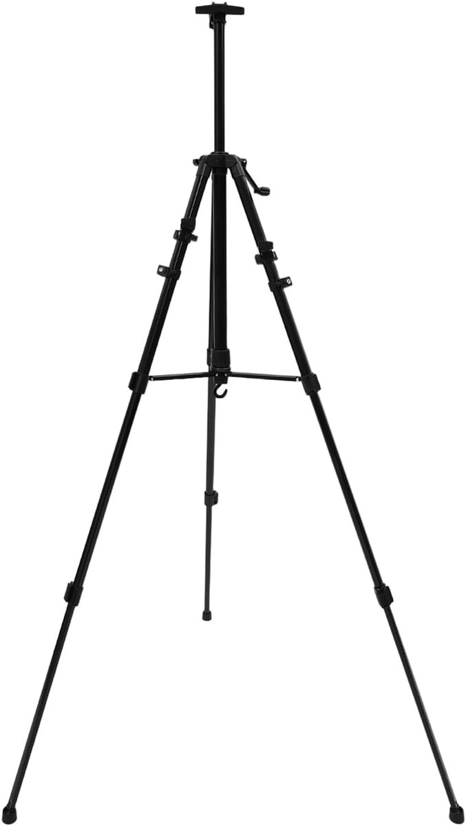 Imperatoris - Schildersezel Aluminium - Driepoot Ezel - Verstelbare Hoogte - Inklapbaar en Lichtgewicht - Voor Schilderen en Presentatie - 70 cm