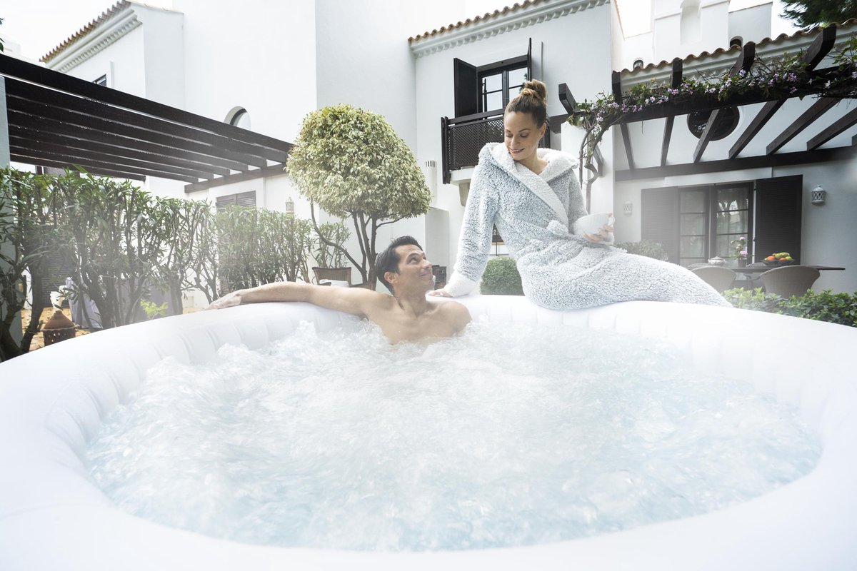 Alertics Luxe Opblaasbare Jacuzzi voor 5-6 Personen met Bubbels - afbeelding 3