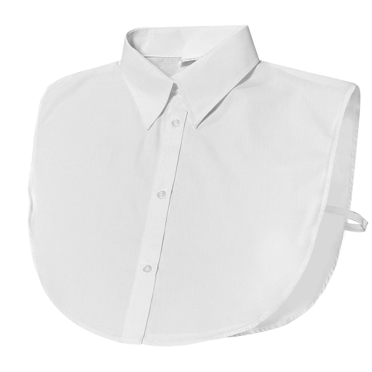 Smith & Solo kraagjes voor dames - loose bloosekraag - wit - 2XL/3XL