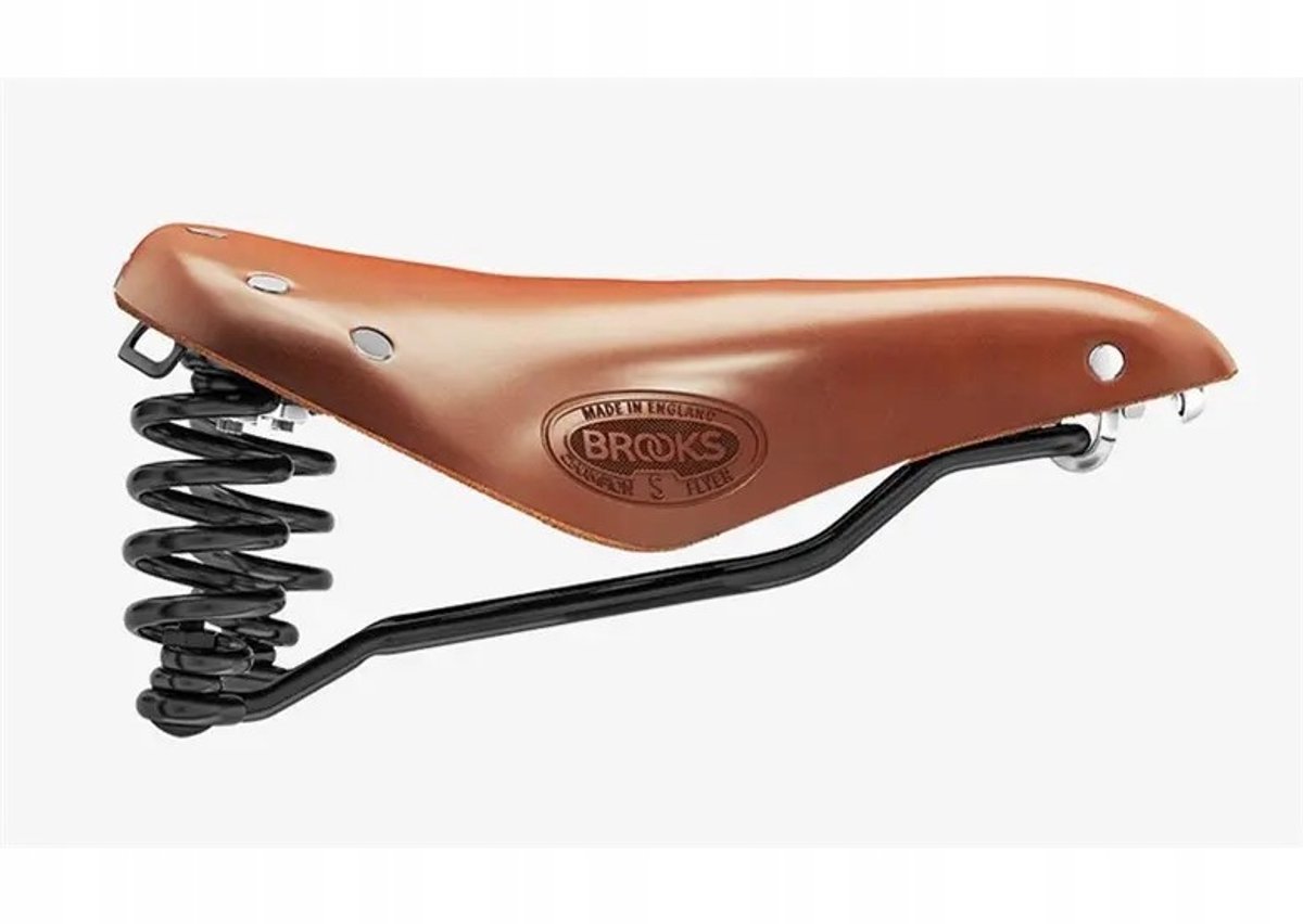 Brooks Flyer S Classic Honey Fietszadel - Comfort & Stijl
