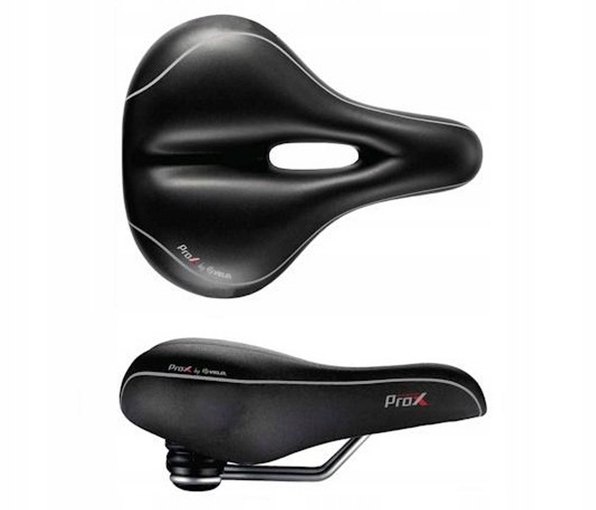 VELO PROX VL-6103E Stadsfiets Zadel Elastomeer met Opening 274x174mm