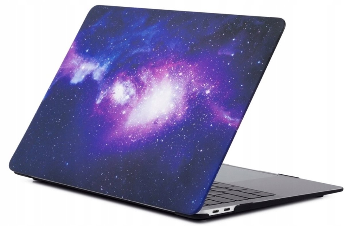 Hoesje MacBook Air 13 A2337 M1 - Paarse Sterren Hard Case