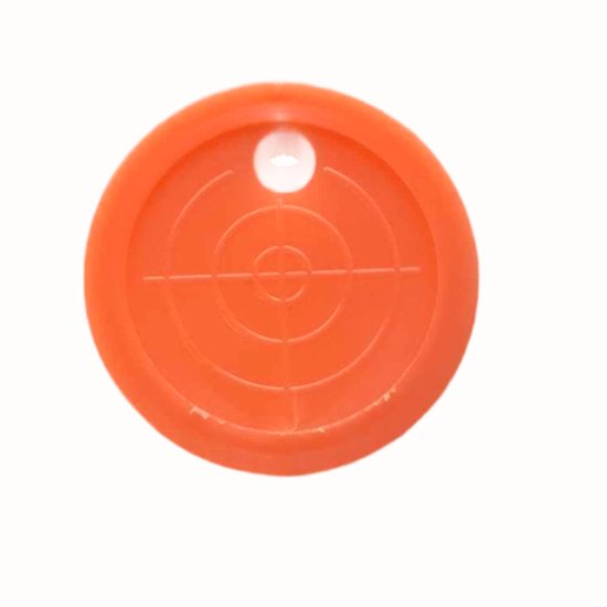Shooting targets - mega pack 5000stuks - Fluo Oranje - kermis schietdoelen - schietschijven kunststof - diameter 29mm