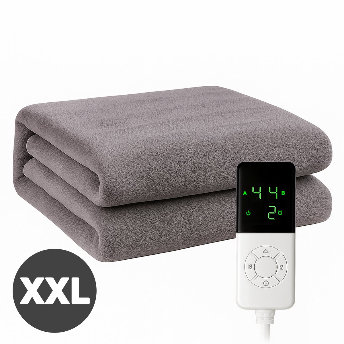 Dadson Elektrische Onderdeken – 2 persoons – 180x150 cm – Elektrisch deken – Warmte deken – Timer