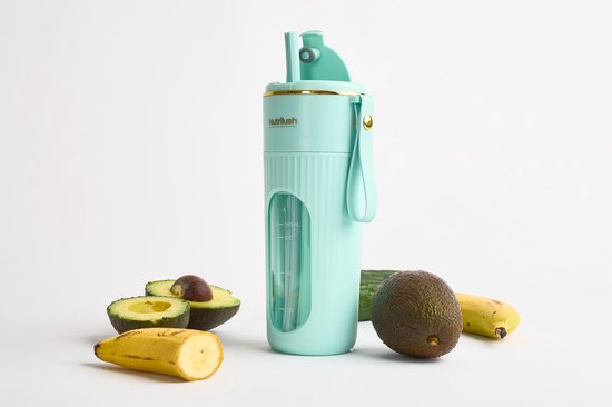 NutriLush: mini blender onderweg, draagbare blender USB, smoothie maker portable, blender to go oplaadbaar en USB smoothie maker. van Merkloos — afbeelding 3