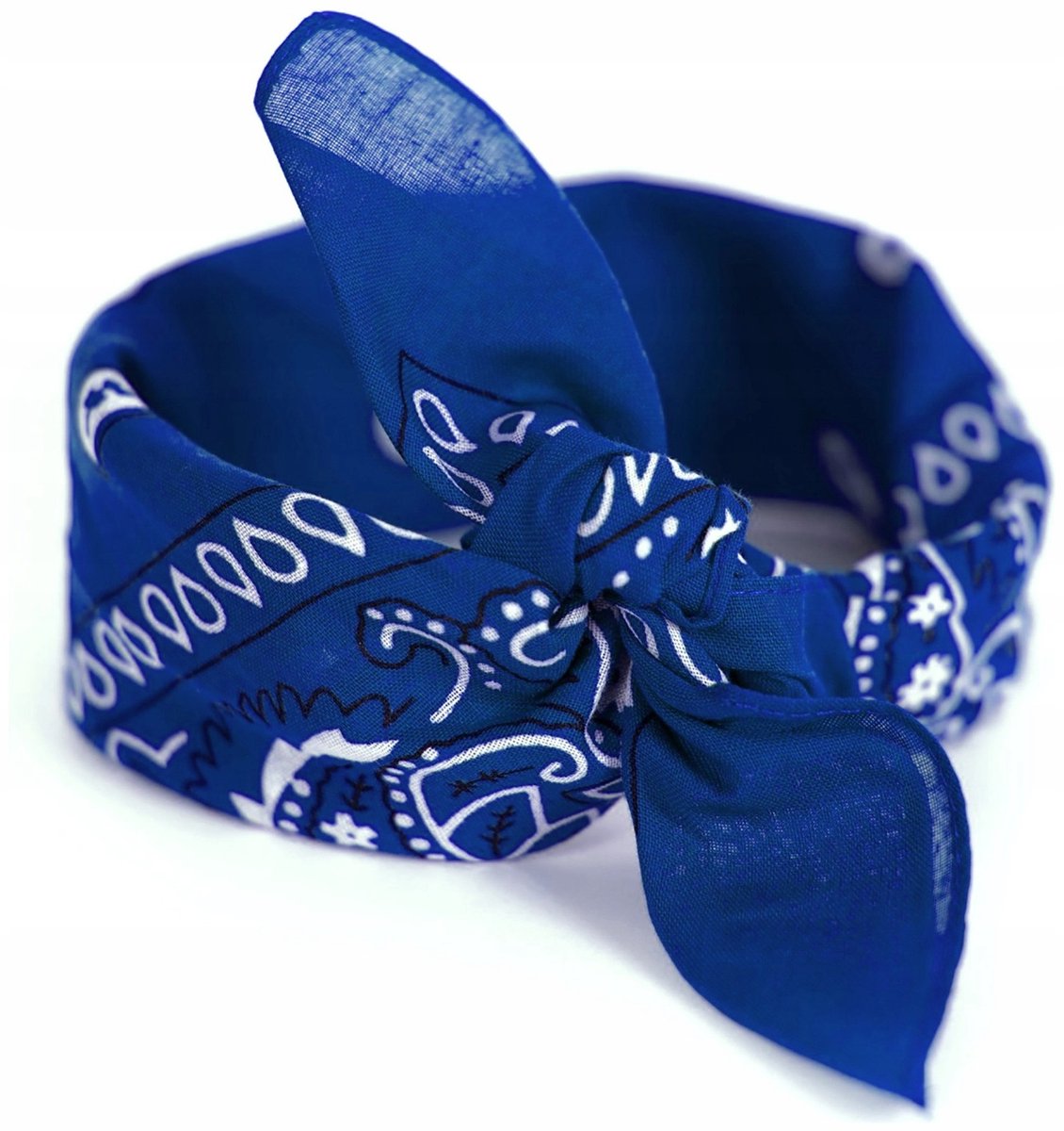 Bandana Classic Rebel Saffier Blauw - Katoen, Unisex