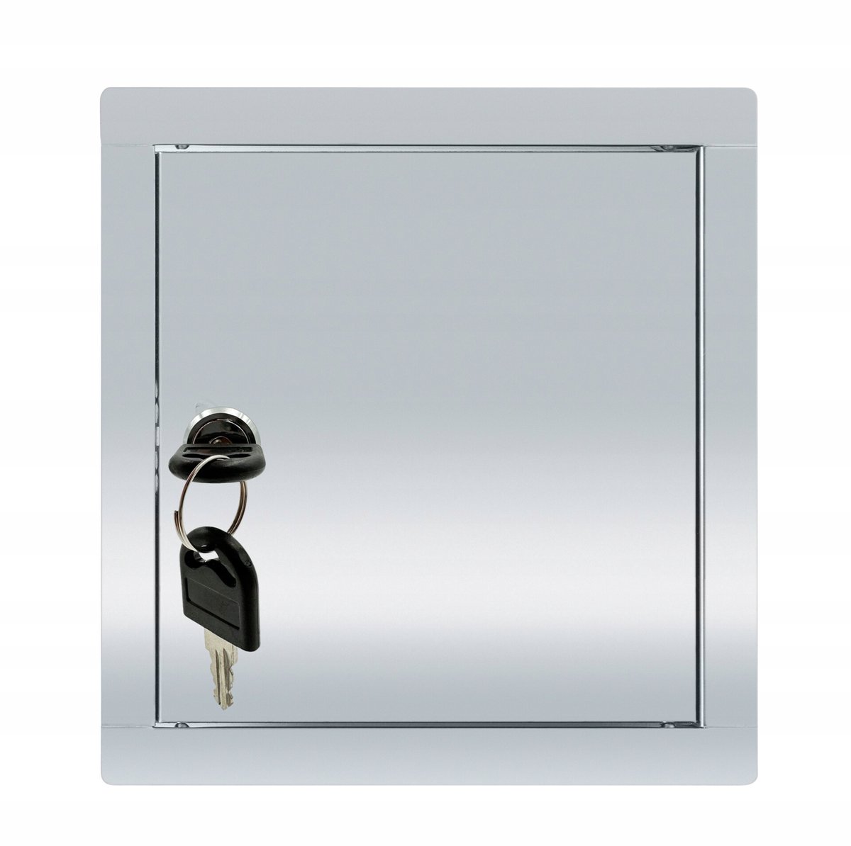 RVS Inspectie Luik 40x40cm met Sleutel - Metaal