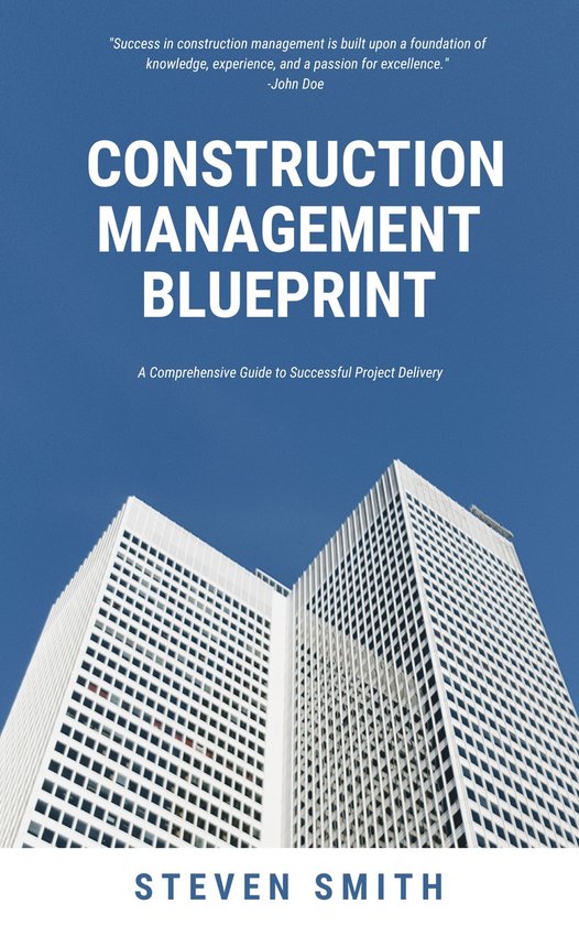 Construction Management Blueprint - cover