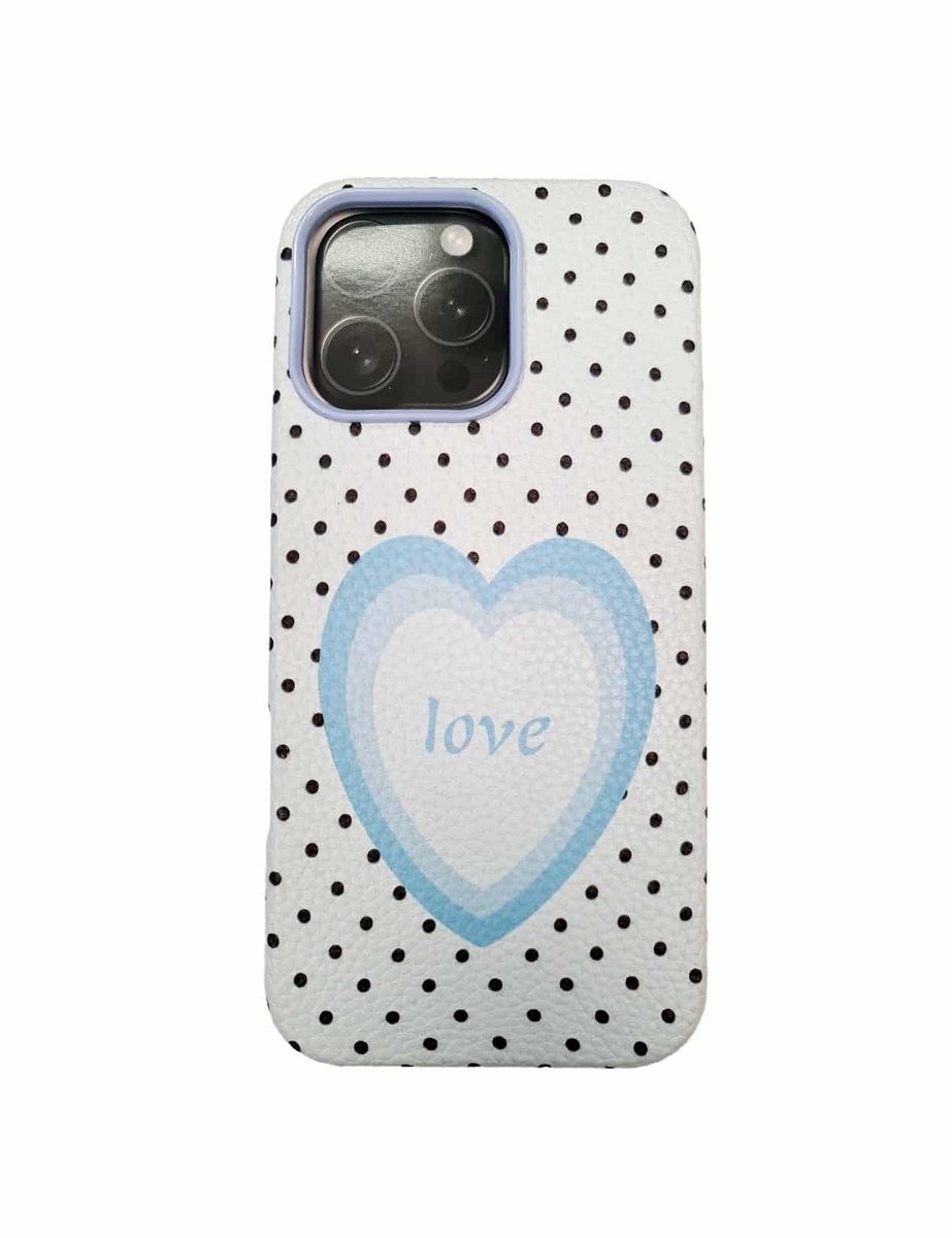 Cityhoesje - Backcover - iPhone 16 Pro Max - Siliconen Hoesje - Blauw