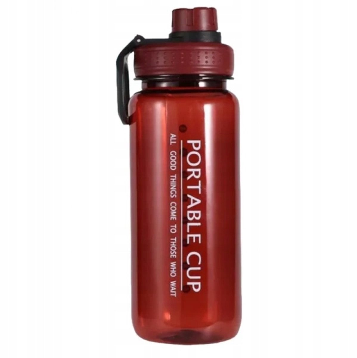 ECARLA Bidon Sportief Rood 600ml - Ideaal voor Fitness