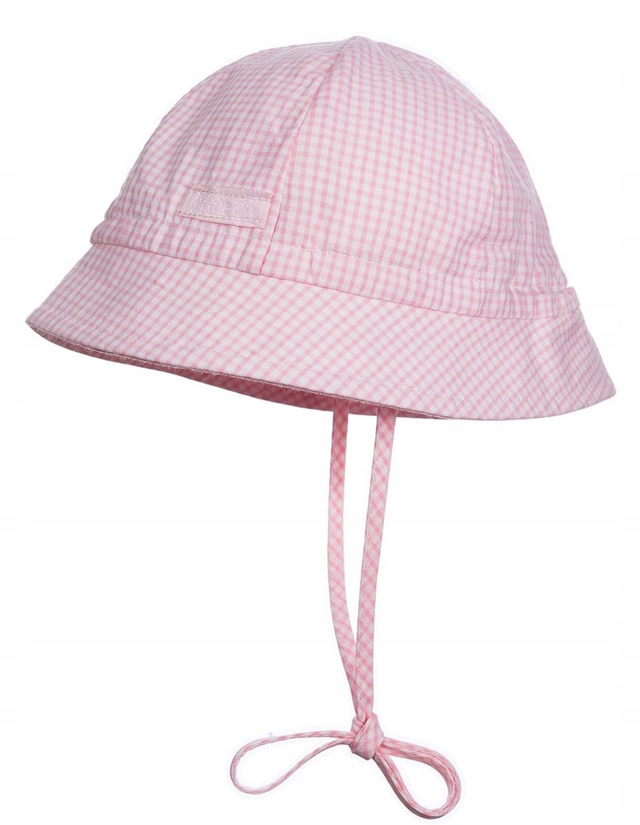Döll Baby Zonnehoedje Roze Gestreept Maat 43