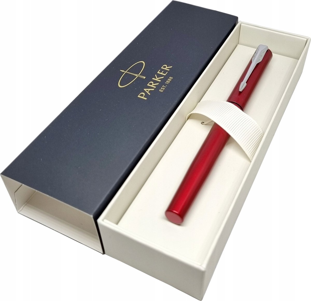 Parker Vector XL Vulpen - Rood, Fijne Schrijfbreedte (F)