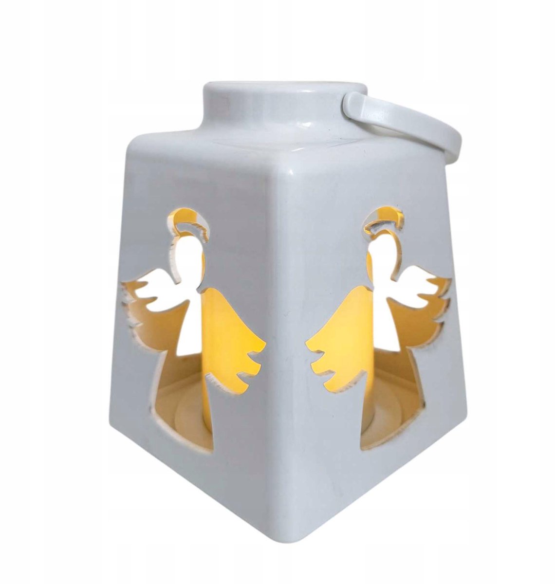 LED Lantaarn Engel met Kaars - Decoratieve Sfeerverlichting