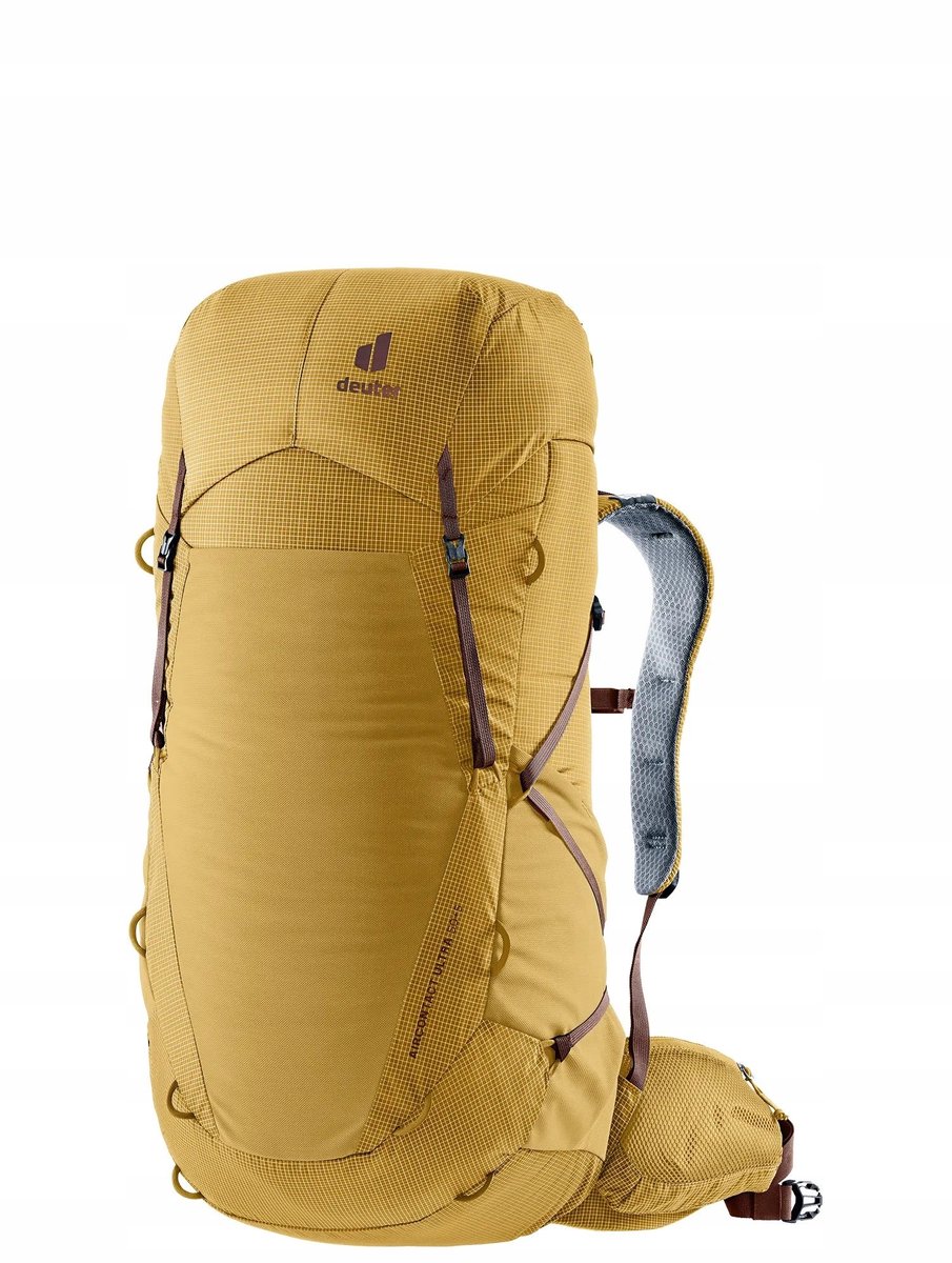 Deuter Aircontact Ultra 50+5 Trekkingrugzak - Savanna/Raisin