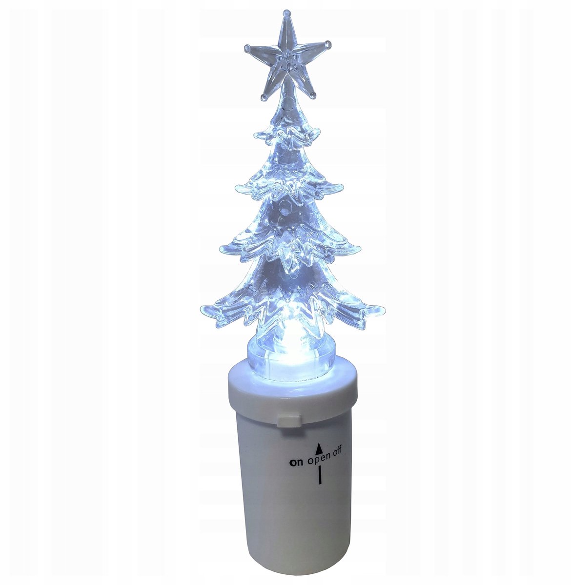 Cortina LED Kerstboom Inzet voor Graflichten - Wit, 16,5 cm