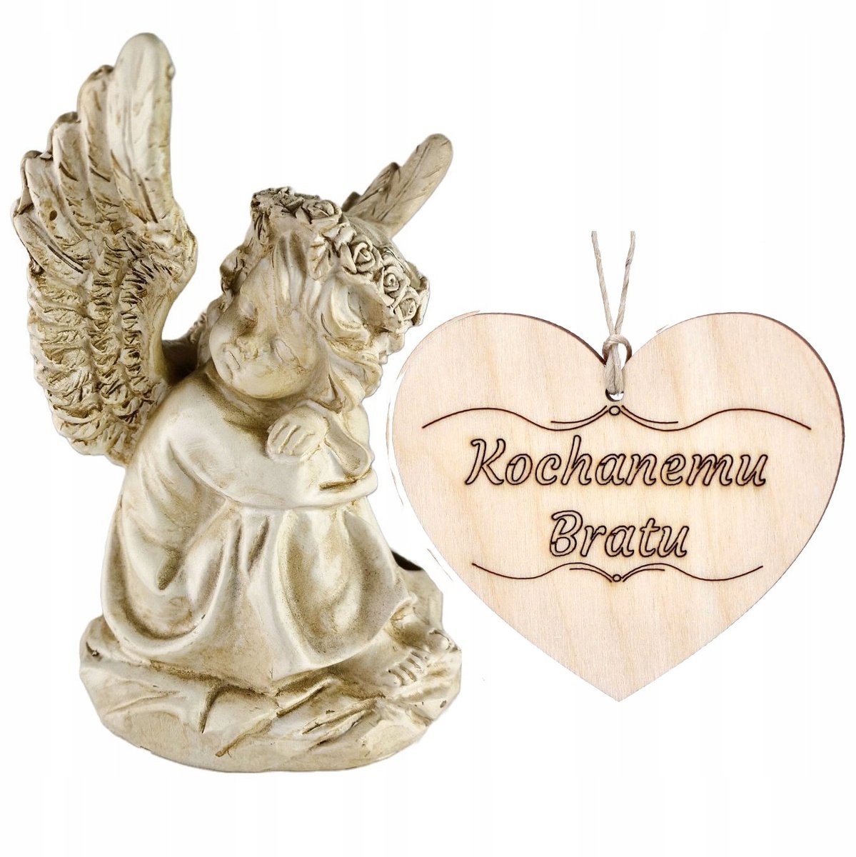 Zonne-engel graflicht met lichtgevende kroon, 16 cm