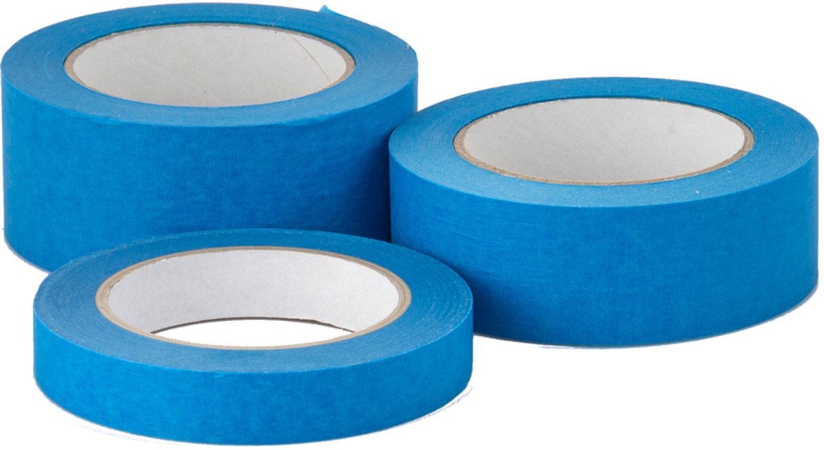 Smart Blauwe SchilderTape 38mm x 50m - Strakke Aflijning